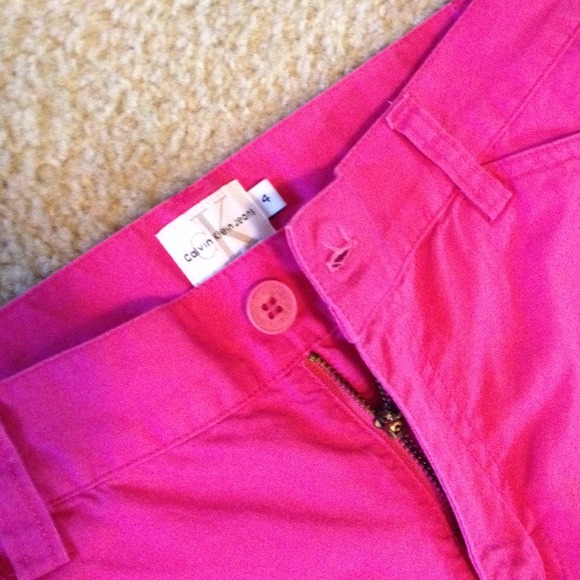 Straight Leg Ankle Pants Pink - Picture 2 of 3
