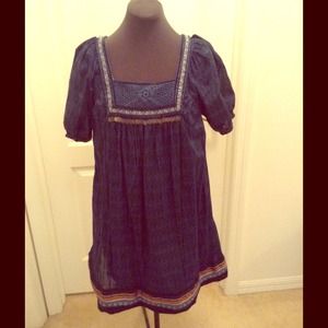 💥SOLD!!💥Boho navy blue dress