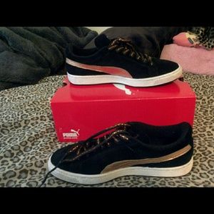 Rose Gold Puma Sneakers