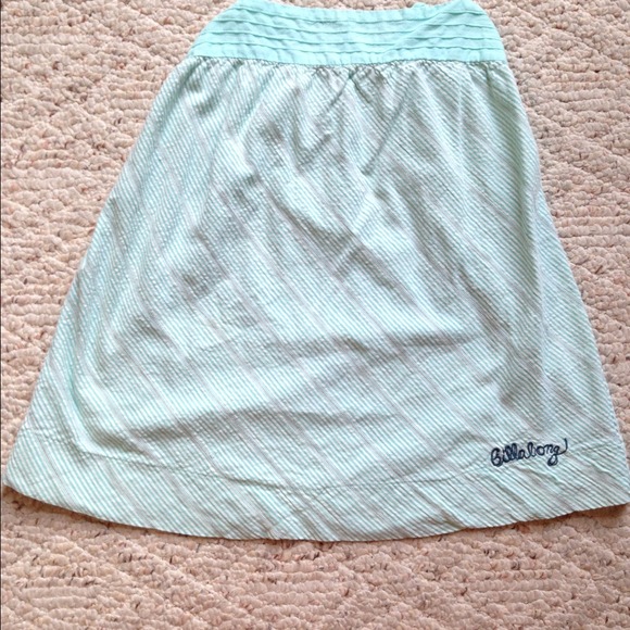 Striped Aqua loose Billabong Tank