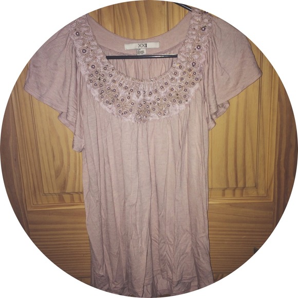 Detail Pink/ Beige Top