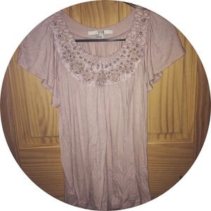 Detail Pink/ Beige Top
