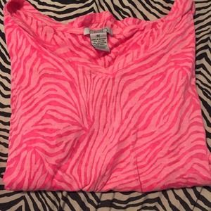Zebra pink shirt