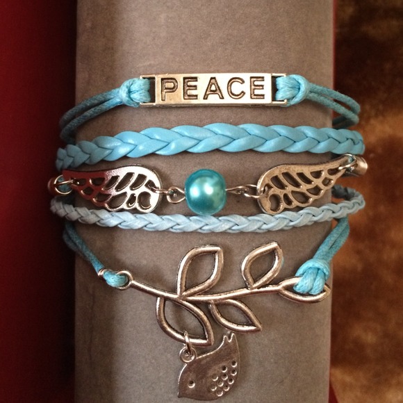 🚫sold in a bundle🚫Brand new  "peace" bracelet - Picture 2 of 3
