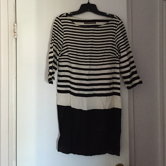 Zara dress. Black and white size M