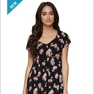 flower print skater dress