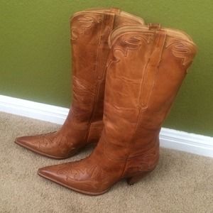 Lucchese Charlie 1 Horse Leather Cowboy Boots.