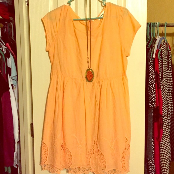 Peach Dress - Picture 1 of 4
