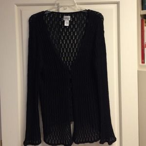 Black dressy cardigan