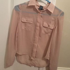 Wet seal nude top xs