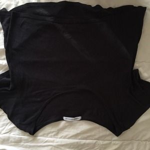 Foreign exchange black cropped tshirt