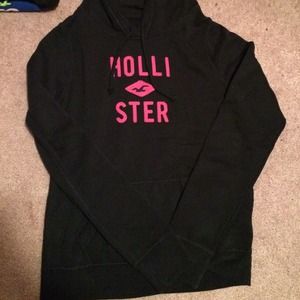 Navy blue Hollister Hoodie
