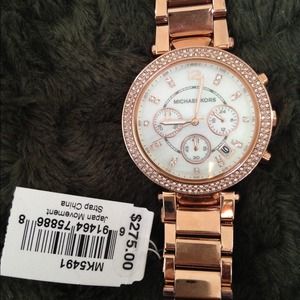 NWT Michael Kors Rose Gold Watch
