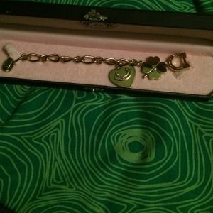 Gold juicy couture bracelet
