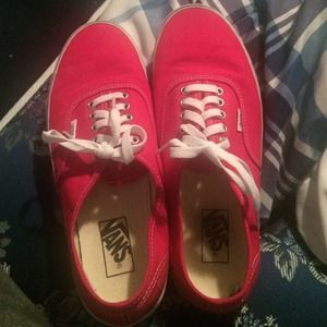 Pink vans size men's 9.5
