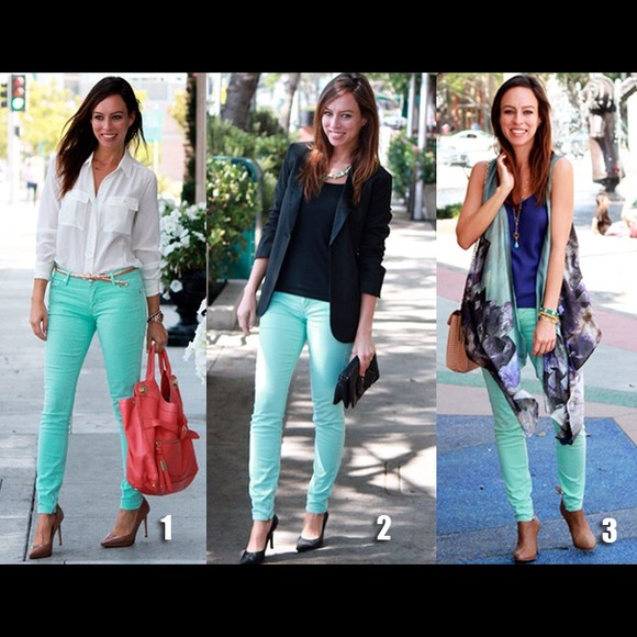 Mint denim