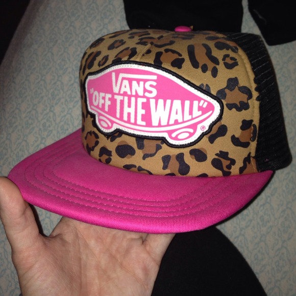 Vans pink leopard SnapBack