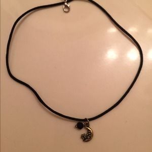 Moon and Charm Choker