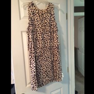 Phillip Lim Pony Print Shift Dress Clipped Fringe