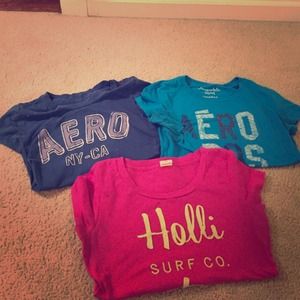 To air apostle shirts and one Hollister shirt