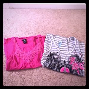 Two tank tops
