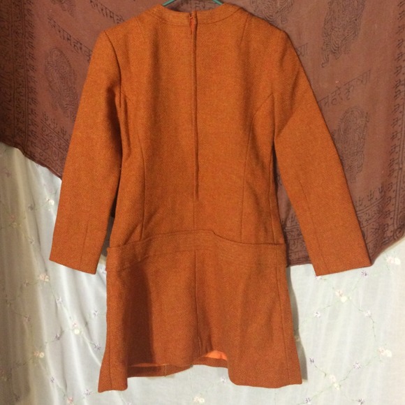 Vintage Jean Cacharel Orange Dress. - Picture 2 of 3