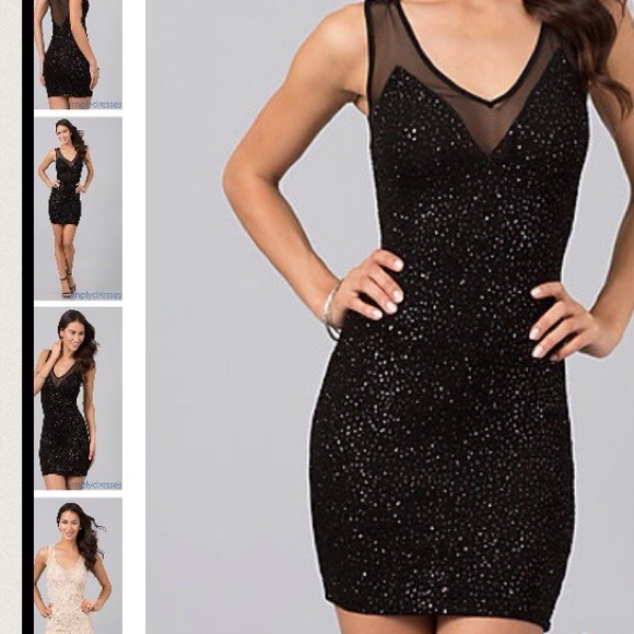 ⚡️Short Bodycon Sparkle Dress NWT!!
