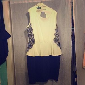 Black and white dress