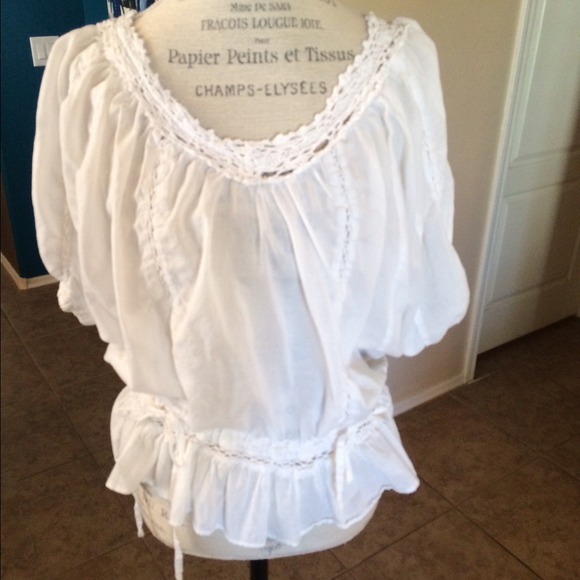 White Feminine Top