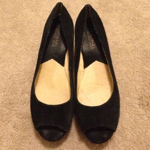 Michael Kors Peep Toe Wedges
