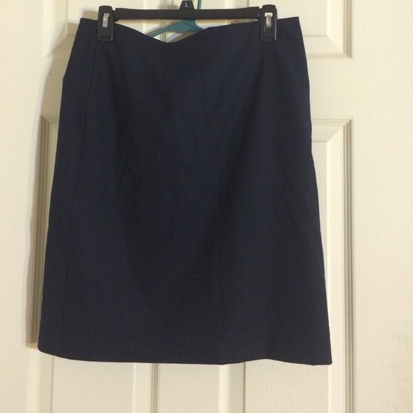 Professional dark navy/black pencil skirt.