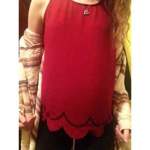 Crimson women's fashion tank