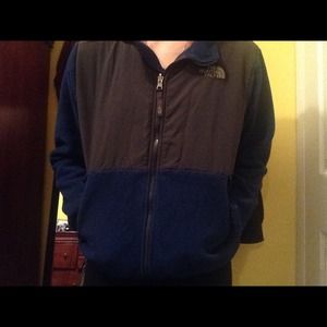 Kid's Dark Blue North Face Fleece Jacket