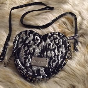 Betsey Johnson Heart Shape Purse