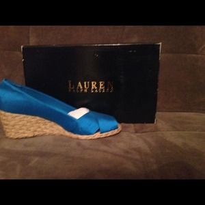 Ralph Lauren wedges. New in box