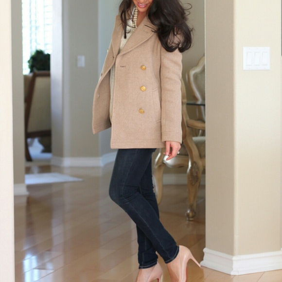 J crew  Peacoat in Sandtone color