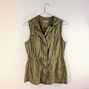 Hooded Military Vest