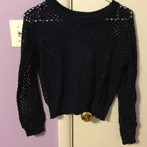 Navy sweater