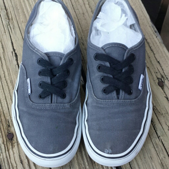 Dark grey vans