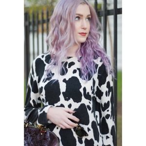Talbots Sweaters - 💚Talbots Cashmere Cow Print Sweater Talbots Sweaters - 💚Talbots Cashmere Cow Print Sweater