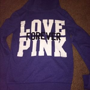 Hooded VS pink jacket