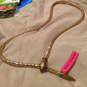 Betsey Johnson necklace (snake head)