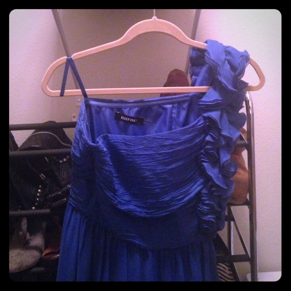Ellen Tracy Blue Cocktail Dress!