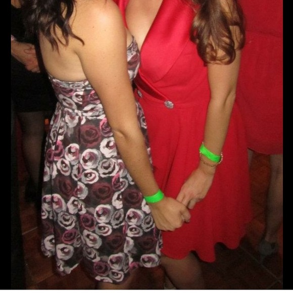 Looking for the floral dress on the left.