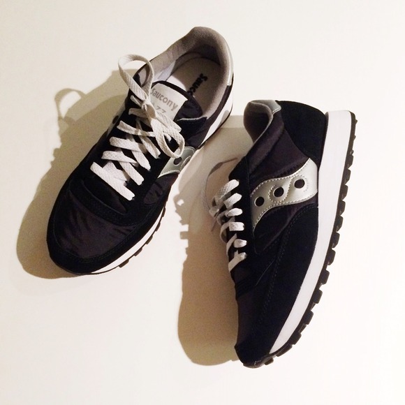 Black and white Saucony Sneakers