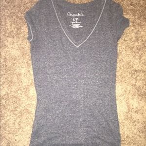 Simple grey vneck
