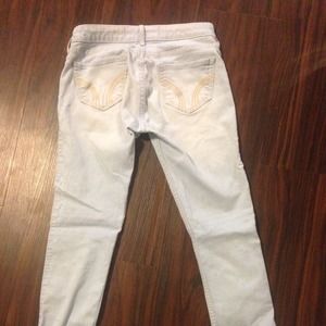 Hollister sz 5 light denim skinny jeans