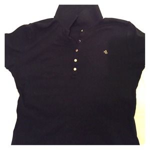 SOLD..Ralph Lauren black polo shirt