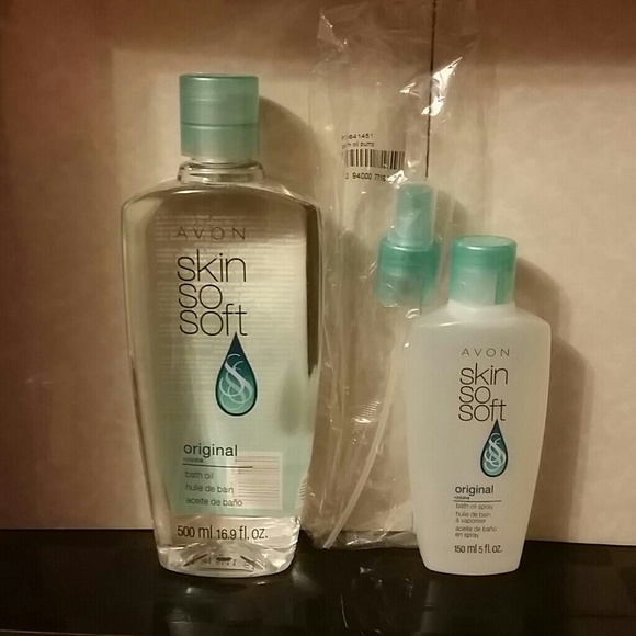 Avon Skin So Soft Original Bath Oil-2 PIECE SET