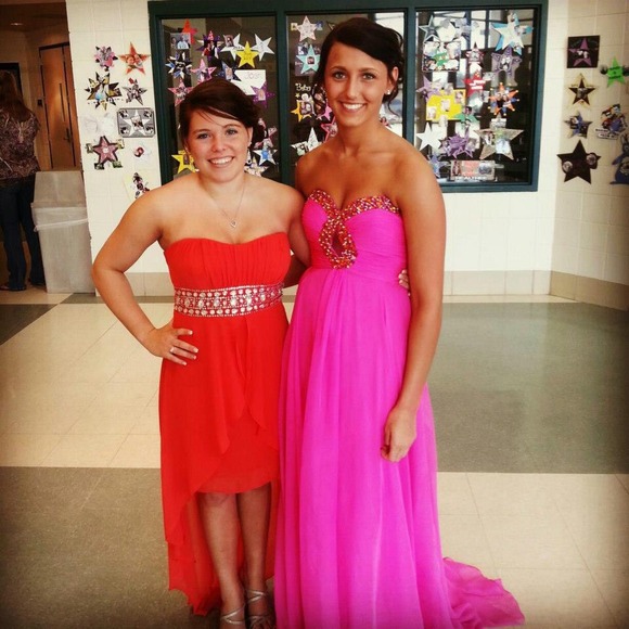 PINK SHERRI HILL PROM DRESS